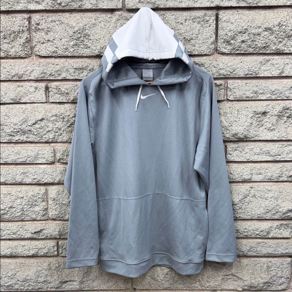 Nike Two-Tone Gray and White Men's Hoodie